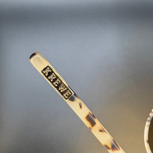 KREWE Matte Oyster 24K Polarized BRETON Sunglasses - Picture 5 of 11